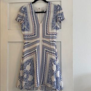 Lovers + Friends Blue/White Dress